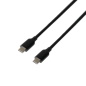 DELTACO Active USB-C till USB-C 10 Gbit/s 60W/3A Svart 3M