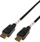 DELTACO DisplayPort 2.1, 8K, DP40, 2 m, Svart