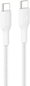 Belkin Nylonflätad Snabbladdningskabel USB-C till C, 240W 1M Vit