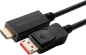 MicroConnect 4K DisplayPort 1.4 - HDMI 2.0 3m Svart