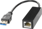 DELTACO Nätverksadapter USB-A 3.0 till RJ45 Svart