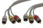 Kompositvideokabel 3xRCA ha-ha 1.5m med ljud