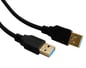USB 3.0-kabel A-A 1.8m Svart