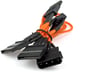 NZXT Molex till 4s SATA 200mm, Orange - sleevad