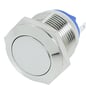 Phobya Vandal switch 19mm Silver Nickel/No LED