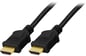 DELTACO HDMI-kabel 2.0 ha-ha Svart (F) 0.5 m