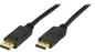 DELTACO DisplayPort 1.2 ha-ha Svart (F) 1 m