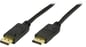 DELTACO DisplayPort 1.2 ha-ha Svart (F) 3 m