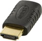 Adapter mini HDMI ho till HDMI ha Svart