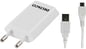 USB-Laddare vägguttag USB-micro Vit 1m