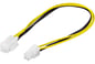 Förlängning 4-pin ATX12V(P4) ha-ho, 0,30m