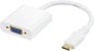 Adapter micro HDMI till VGA 0.2m Vit