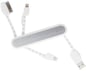 Fällkniv 3-in-1 Lightning/30pin/microUSB-kabel