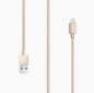 Le Cord Lightningkabel Solid Gold (MFI) Tygsladd 1m