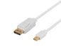 DELTACO DisplayPort 1.2 - Mini DisplayPort Vit 1m