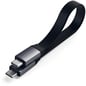 Satechi USB-kabel Flexible Flat C-C 22 cm Svart