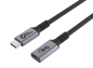 MicroConnect USB-C förlängningskabel 2m, 100W,10Gbps, USB 3.2 Gen 2x2