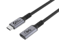 MicroConnect USB-C förlängningskabel 1,5 m, 100W,10Gbps, USB 3.2 Gen 2x2