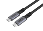 MicroConnect USB4 USB-C to C 240W, 40Gbps, 1m