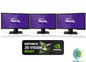 BenQ 24'' XL2411T Nvidia 3D Surround (Trippelkit)