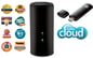 D-Link DIR-868L AC1750 Dual-band + DWA-182 (värde 499:-)
