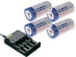 Uppladdningsbart CR123 4-pack + Batteriladdare (Arlo)