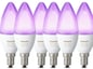 Philips White & Color Ambiance, E14, 6-pack