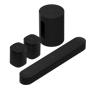 Sonos Beam + Sub Mini + One SL Hembiopaket Svart