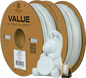 Prima Creator Prima Value PLA+ 1.75mm 2x 1kg - Ljusgrå