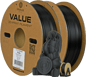Prima Creator Prima Value PLA+ 1.75mm 2x 1kg - Svart