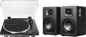 Audio Technica LP70XBT Skivspelare Svart + SP3X Högtalare