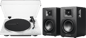 Audio Technica LP70XPT Skivspelare Vit + SP3X Högtalare