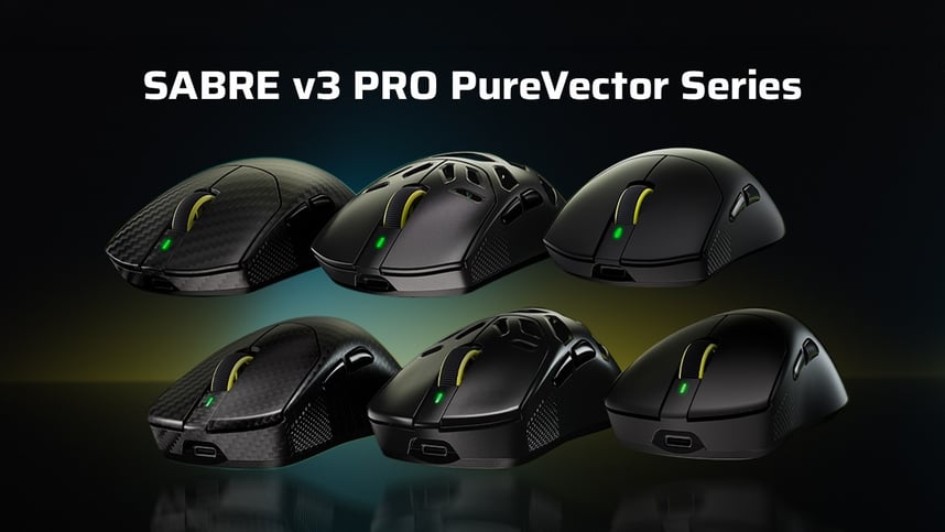 Meet the CORSAIR SABRE v3 PRO PureVector Series – The Future of Aiming. Powered by PureVector