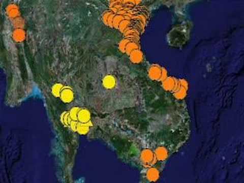 Declan Butler's Avian Flu Outbreaks in Google Earth
