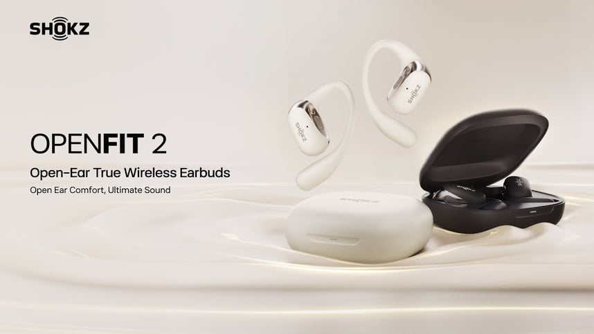 Shokz OpenFit 2|Open-Ear Comfort, Ultimate Sound.