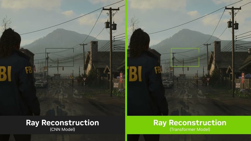 DLSS Ray Reconstruction with New Transformer Model | Alan Wake 2