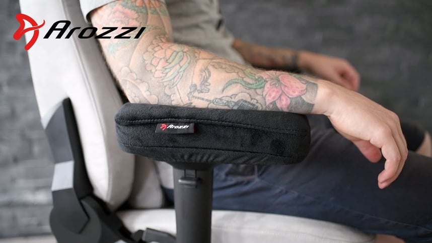 Arozzi Memory Foam Armrest Pillows