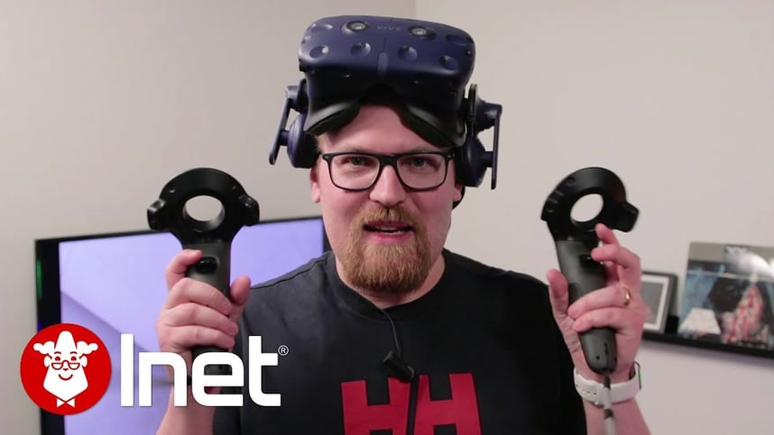 Vi spelar med HTC VIVE Pro!