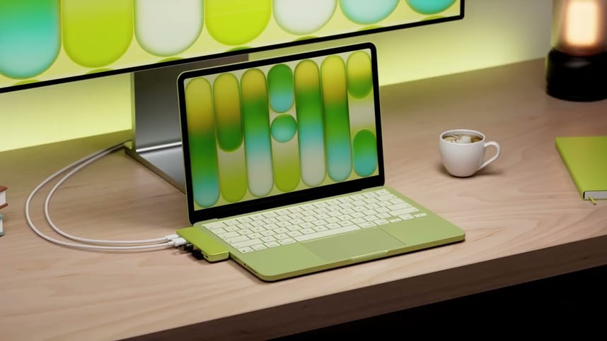 Satechi USB-C Snap Hub — 2 Ports Become 6 | MacBook Neo