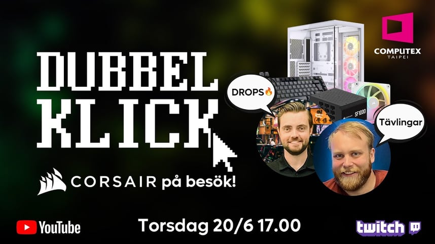 Dubbelklick #189 | Corsair kommer på besök