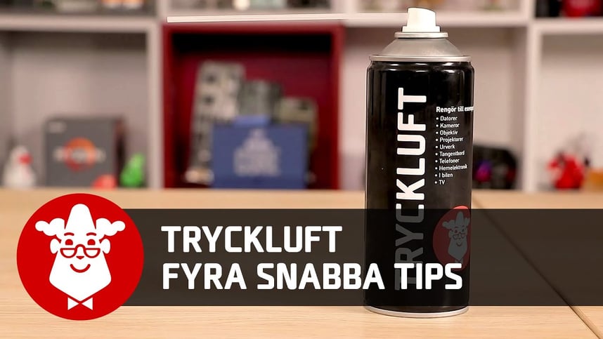 Fyra tips med tryckluft