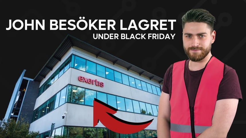 Vi besöker vår lagerpartner Captech och kollar läget! #blackfriday