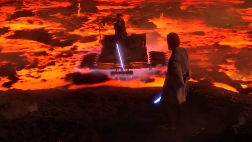 Obi-Wan: "It's Over Anakin! I have the high ground!"