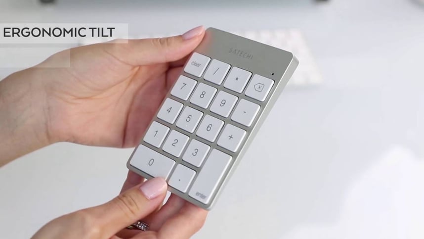 Slim Aluminum Wireless Keypad