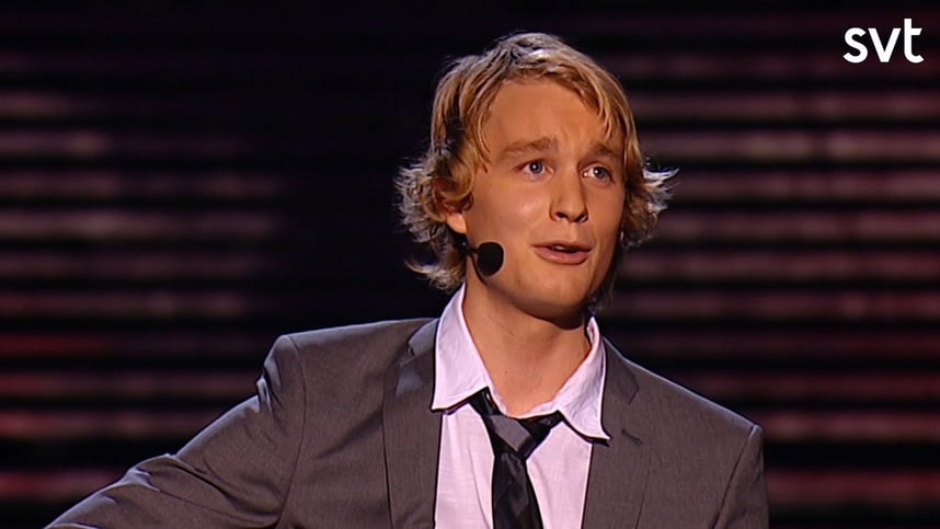 Björn Gustafsson - Carina Berg | Melodifestivalen 2008 | SVT