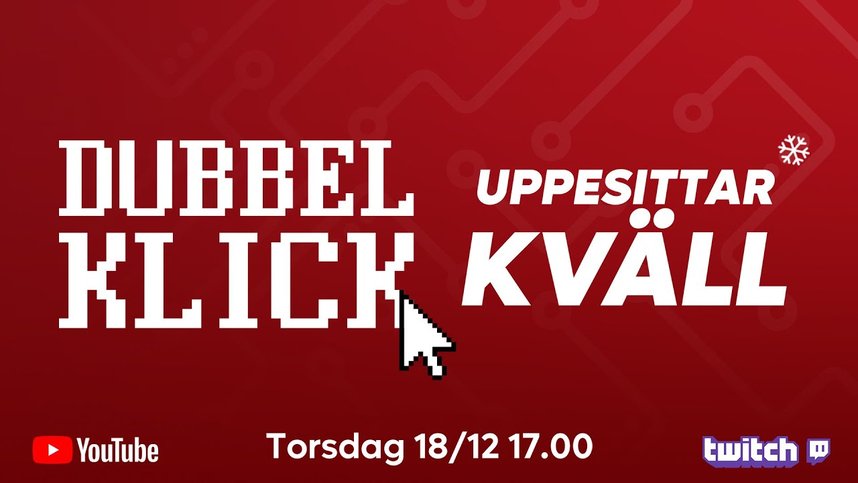 Dubbelklick #258 | Julmys och uppesittarkväll