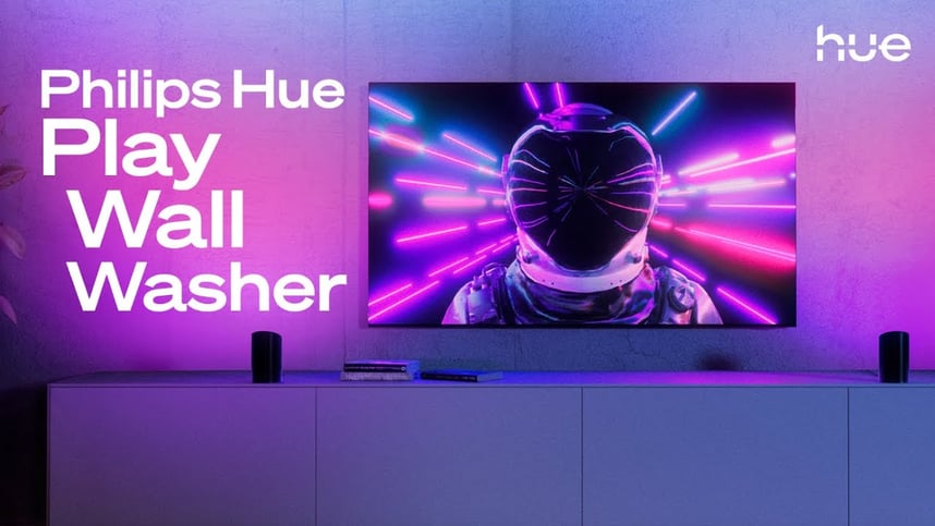 Create the ultimate TV entertainment experience with the Philips Hue Play wall washer