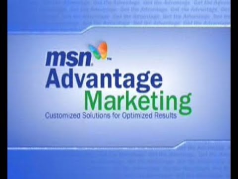 2001 MSN Promo - MSN Advantage Marketing