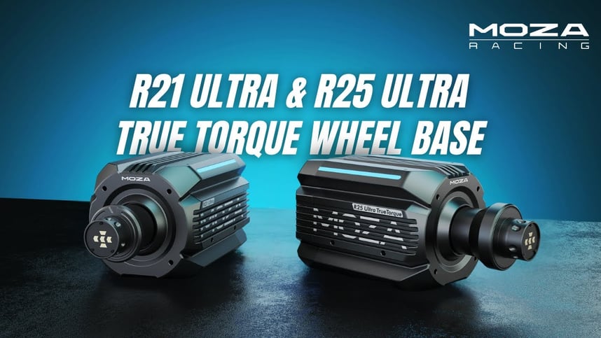 MOZA R21 Ultra & R25 Ultra True Torque Wheel Base