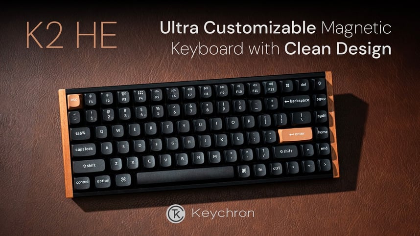 Introducing Keychron K2 HE Wireless Magnetic Switch Keyboard